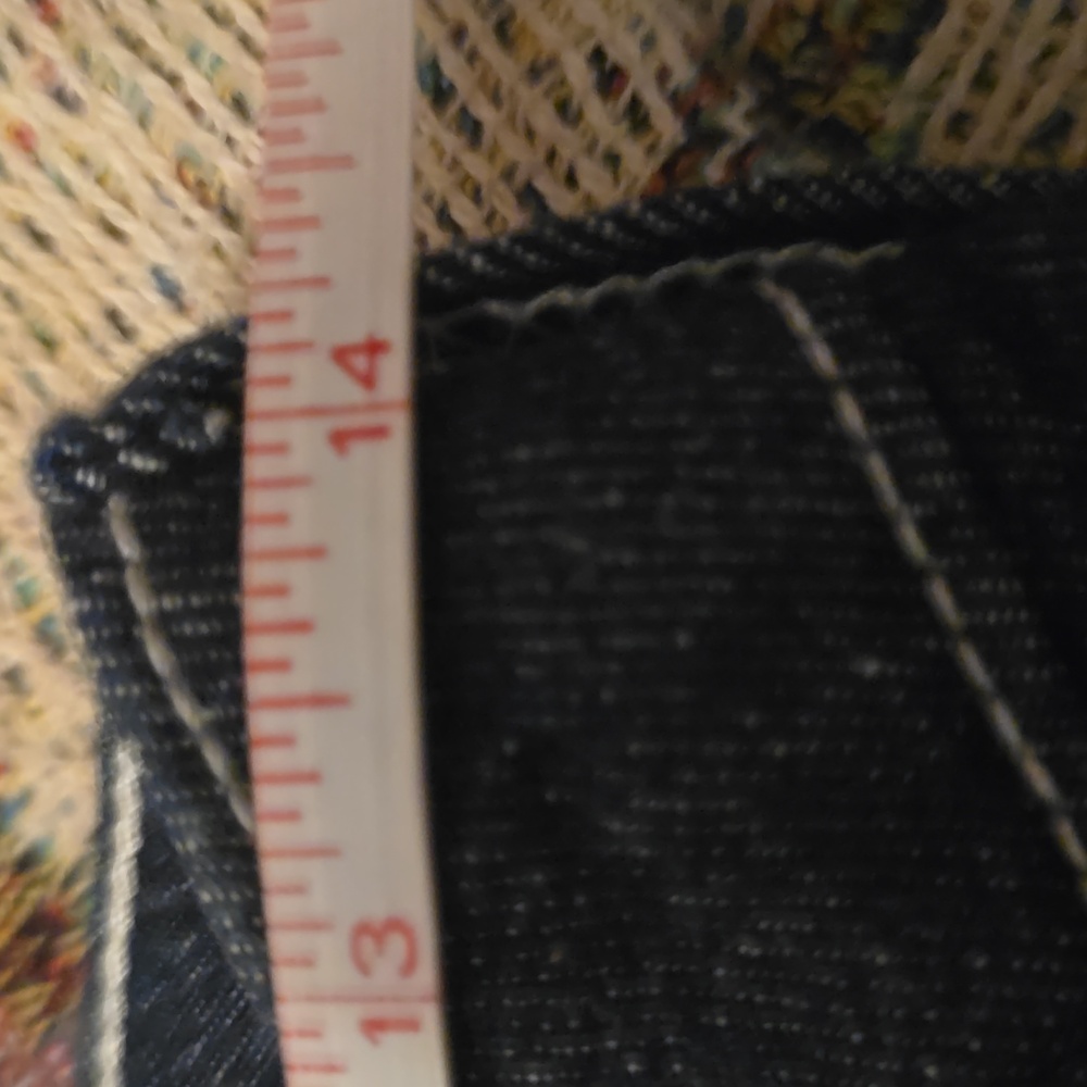New Wild Fable Women's‎ Size 4 32 Inseam Dark Wash High Rise Carpenter Jeans - Picture 8 of 8